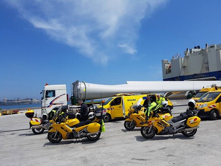 Equipage pour guidage d'un convoi en motos - Occitanie